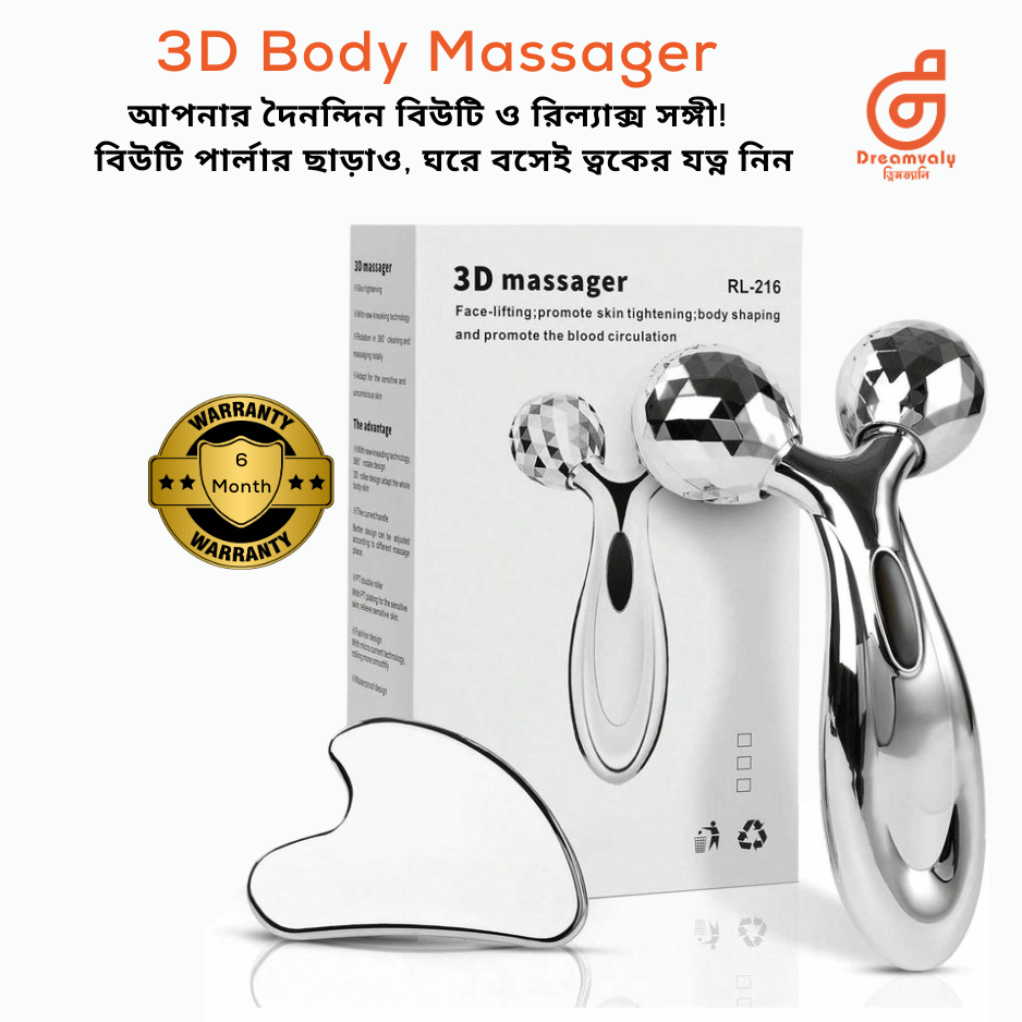 3D Face & Body Massager Y Roller XC-206 Dreamvaly