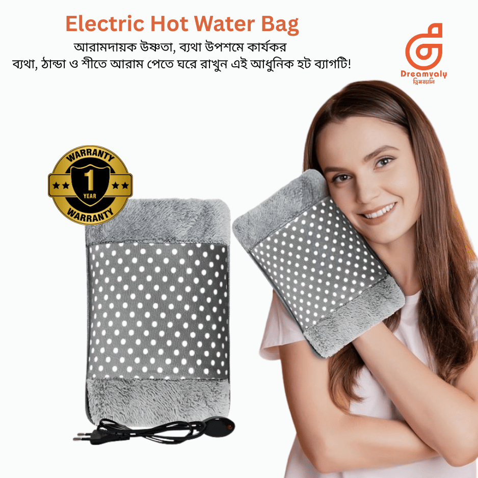 Electric Hot Water Bag Heat Pillow and Pain Remover-Dreamvaly
