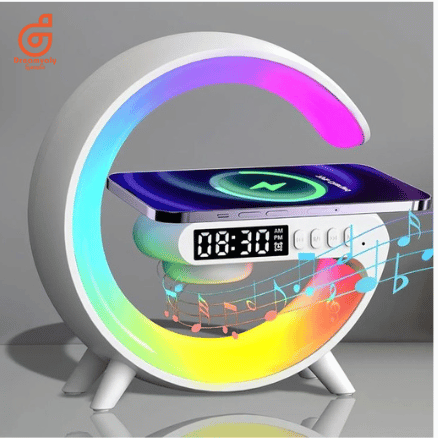 BKDRL Bluetooth Speaker Wireless Charger with Desk Lamp portable small mini Speaker-Dreamvaly