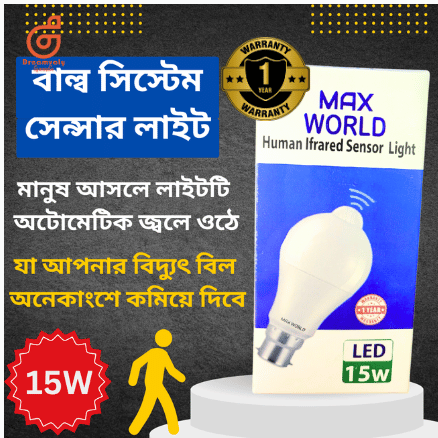Human Infrared Sensor Light Max World-Dreamvaly
