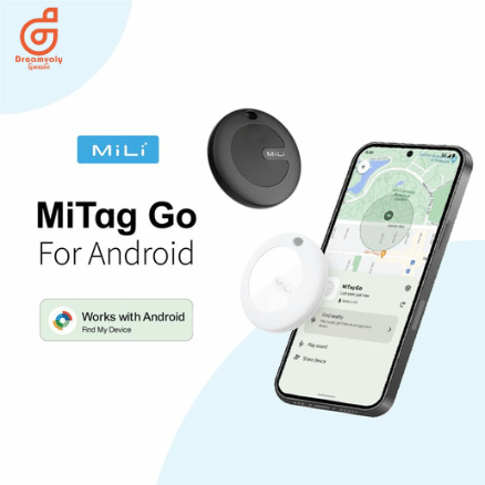 MiLi MiTag Go Smart Finder for Android – Compatible with Android devices, replaceable battery, Google certified-Dreamvaly